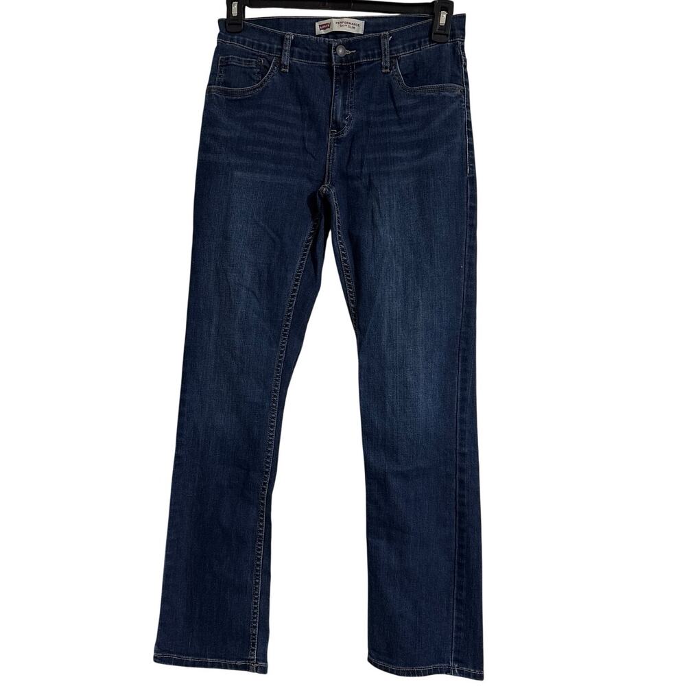 Levi’s 511 Performance Slim dark wash denim jeans, Boys size 18, 29x31